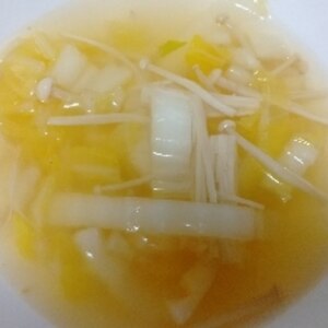 白菜えのきスープ